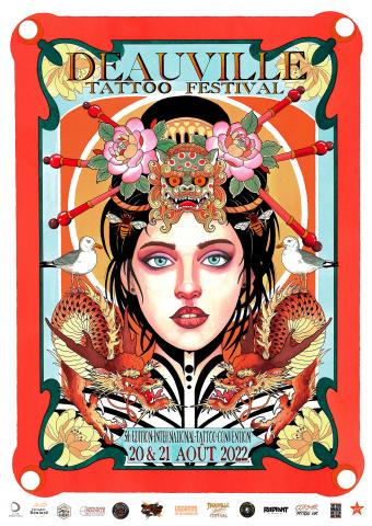 L’affiche de la convention de tatouage de Deauville 2022