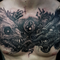 All about dark tattooing: definition, ideas, tattoo artists