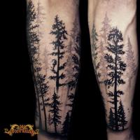 Sylvan tattoos: an art that stains the forest